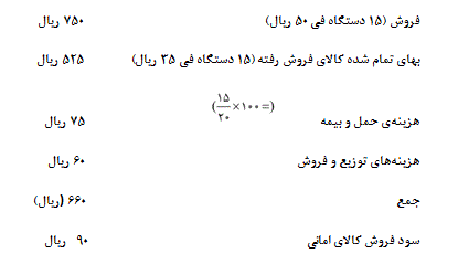 شرح پاسخ