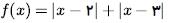 در بازه ای که تابع زیر روی آن اکیداً نزولی است، نمودار f با نمودار تابع ۱0 – g(x) = 2x² –x، چند نقطه مشترک دارد؟
