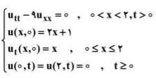 اگر u(x,t) جواب مسئله موج باشد، مقدار تقریبی (۰/۴٫۱/۳)u کدام است؟